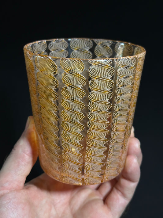 Cane Rocks Glass by Xander D’Ambrosio