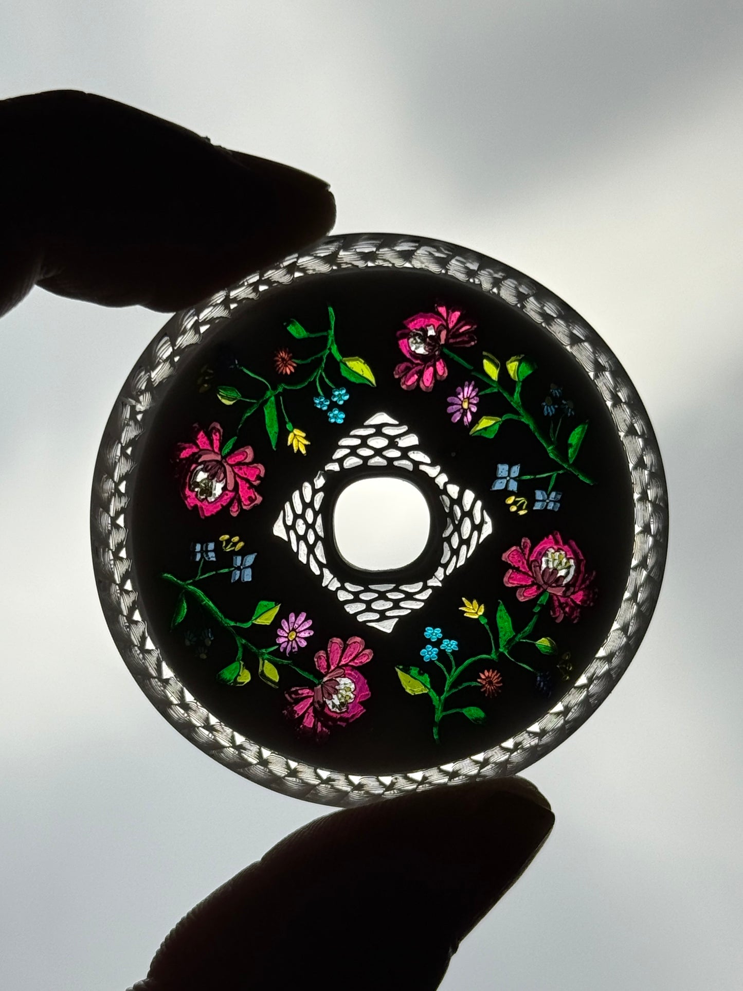 Sakiyo Takeuchi - Pendant - “Kalocsa Embroidery”
