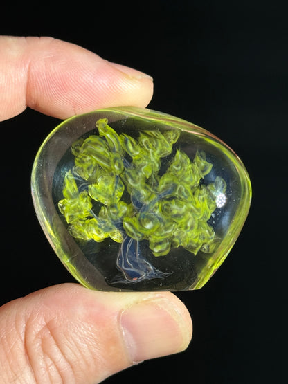 Tree paperweight by Woodlander Glass