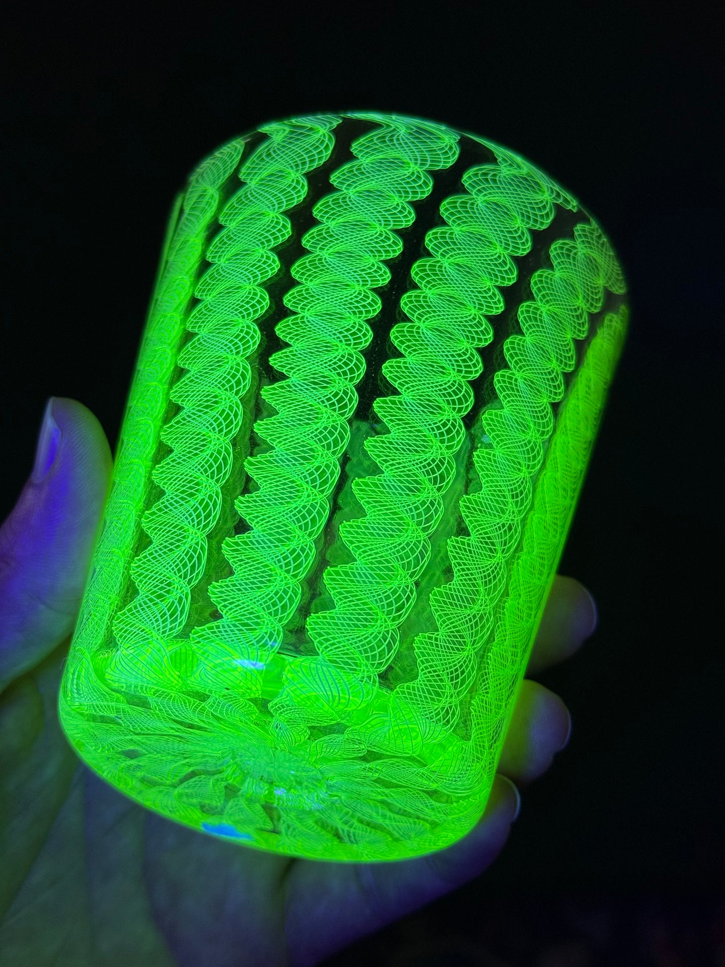 UV Cane Rocks Glass by Xander D’Ambrosio