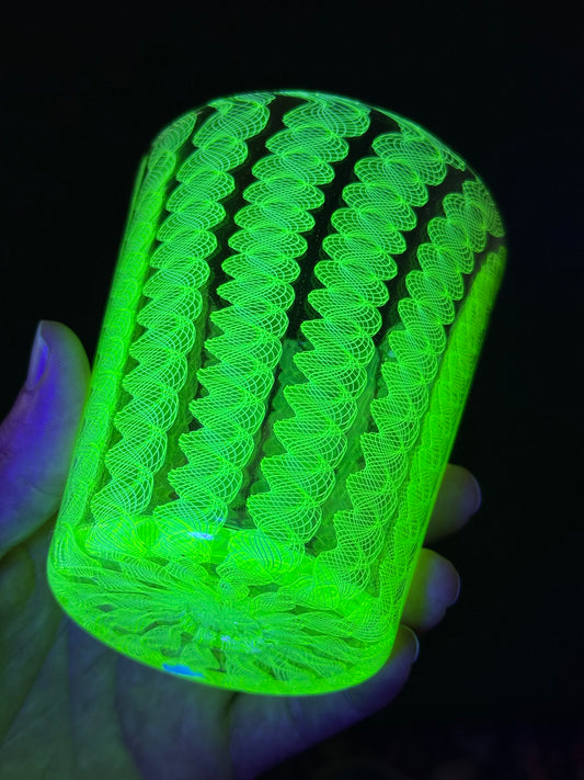 UV Cane Rocks Glass by Xander D’Ambrosio