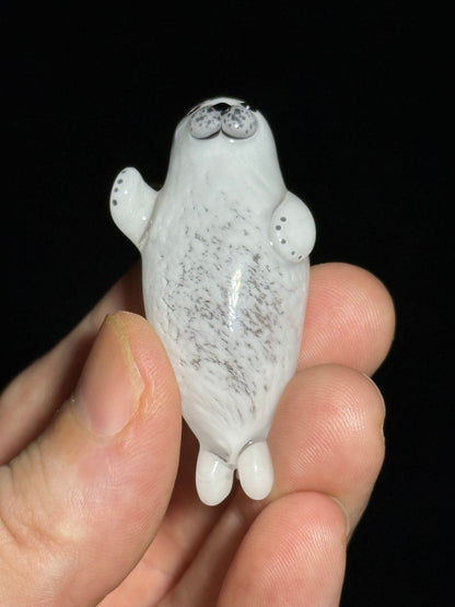 Seal pendant by Chieko Taniguchi