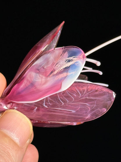 Glass Azalea Flower by Wesley Fleming