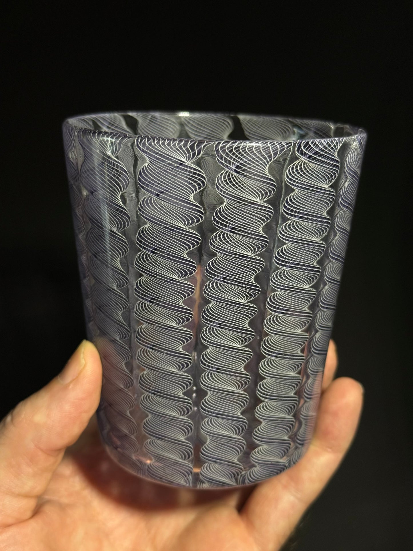 Cane Rocks Glass by Xander D’Ambrosio