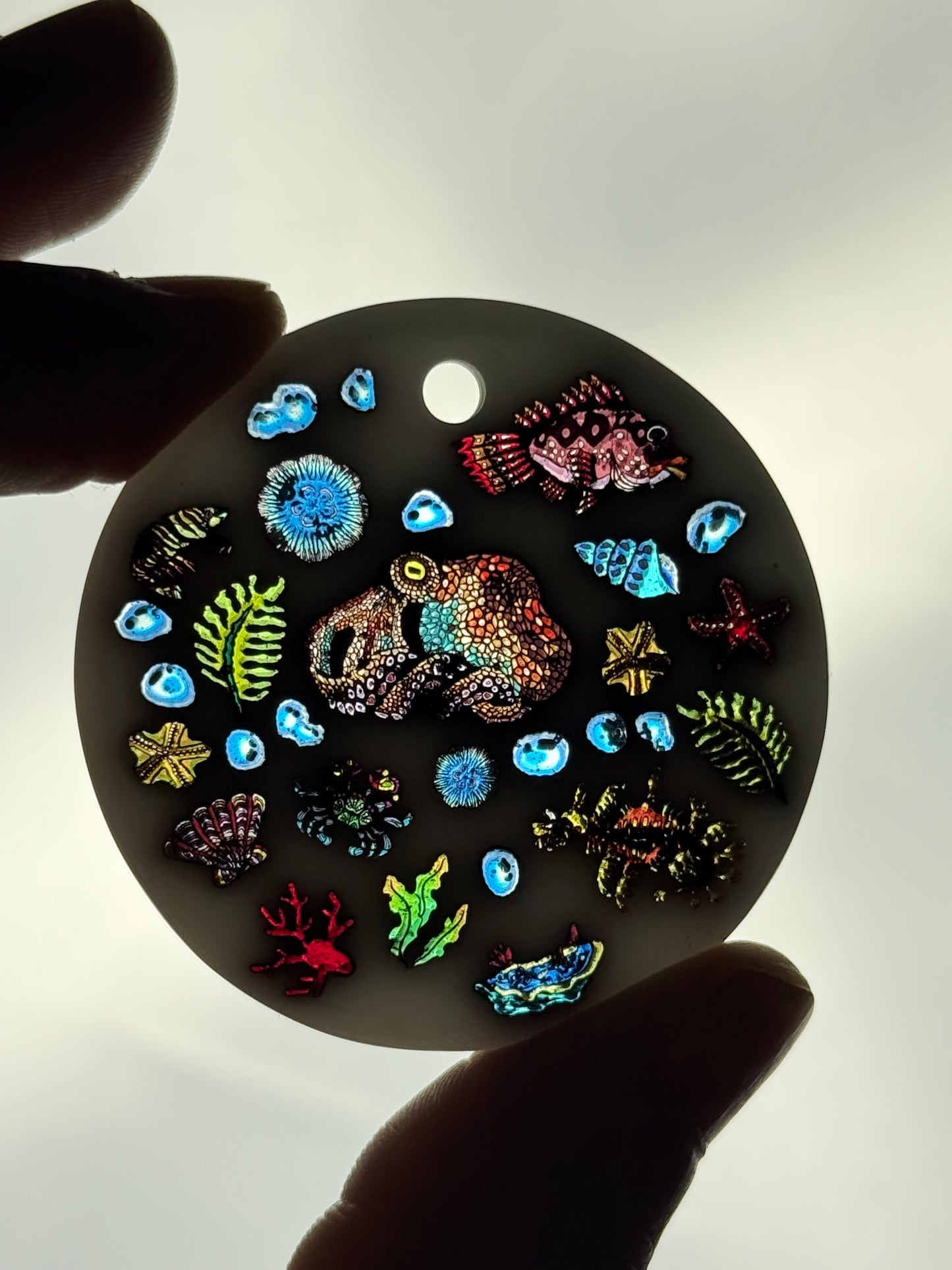 Daisuke Takeuchi - Murrine Pendant - “Sea Creatures”