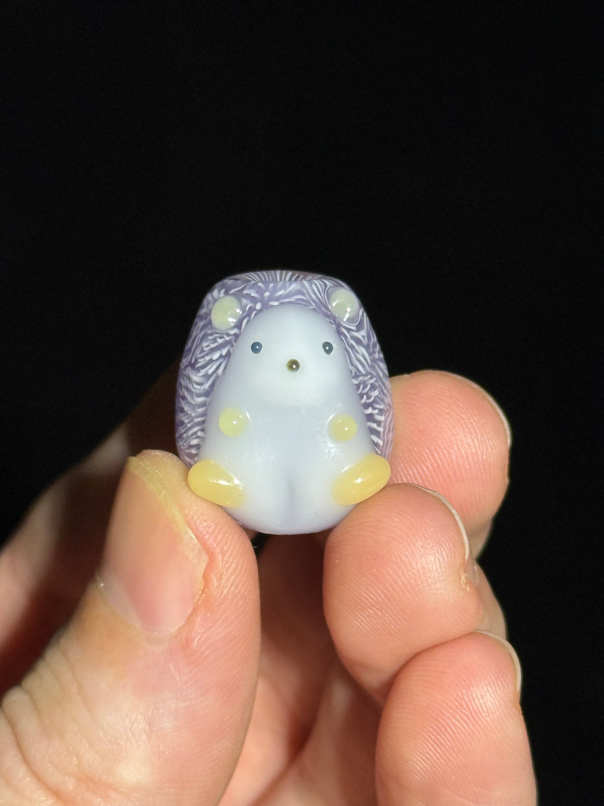 Hedgehog bead by Chieko Taniguchi