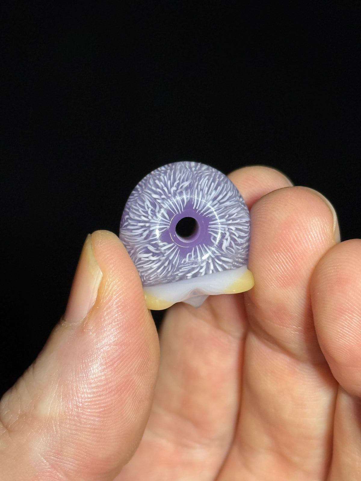 Hedgehog bead by Chieko Taniguchi
