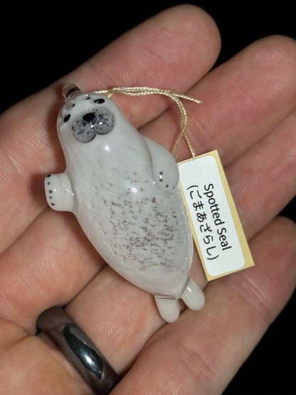 Seal pendant by Chieko Taniguchi