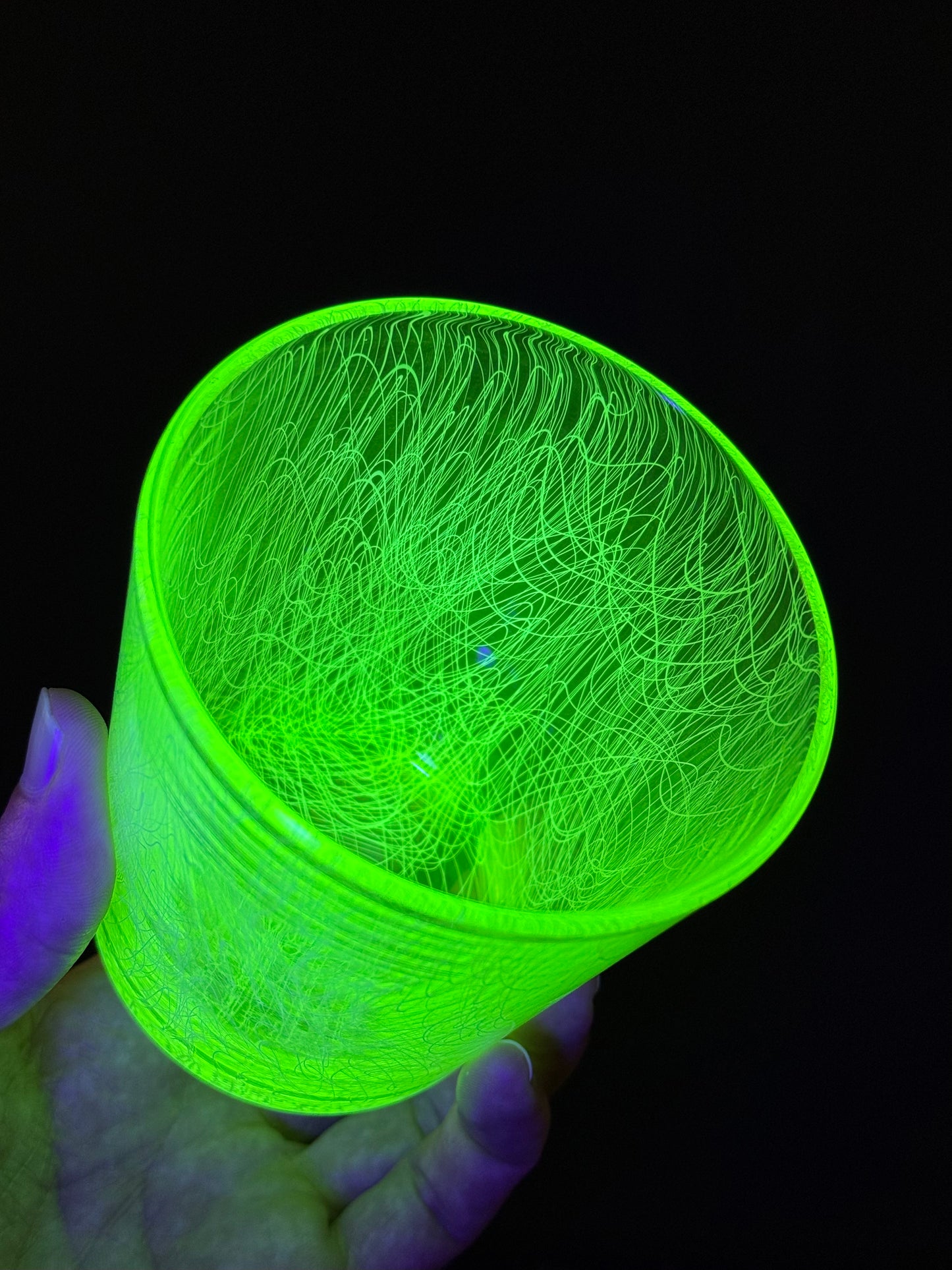 UV Chaos Rocks Glass by Xander D’Ambrosio