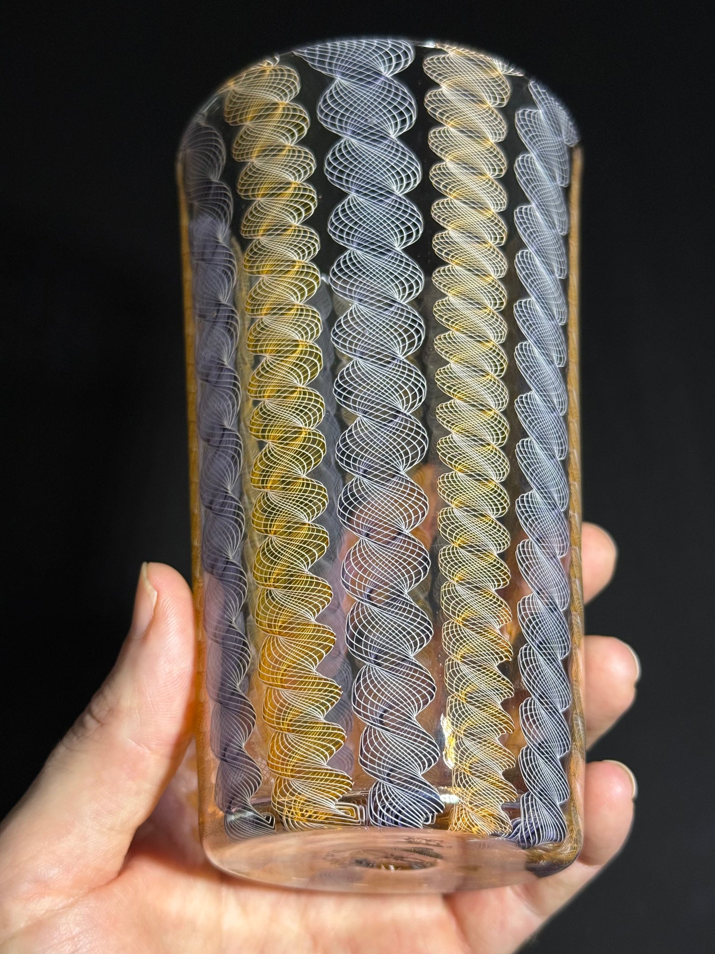 Cane Pint Glass by Xander D’Ambrosio