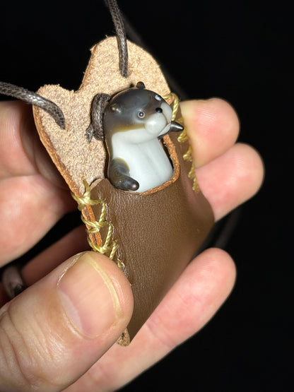 Otter pendant by Chieko Taniguchi