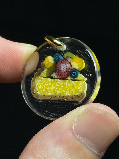 Sakiyo Takeuchi - Pendant - “Fruit Tart”