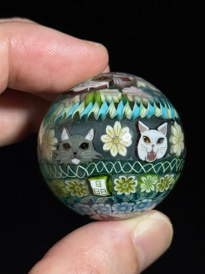 8 Cat Marble by Akiko Furuki