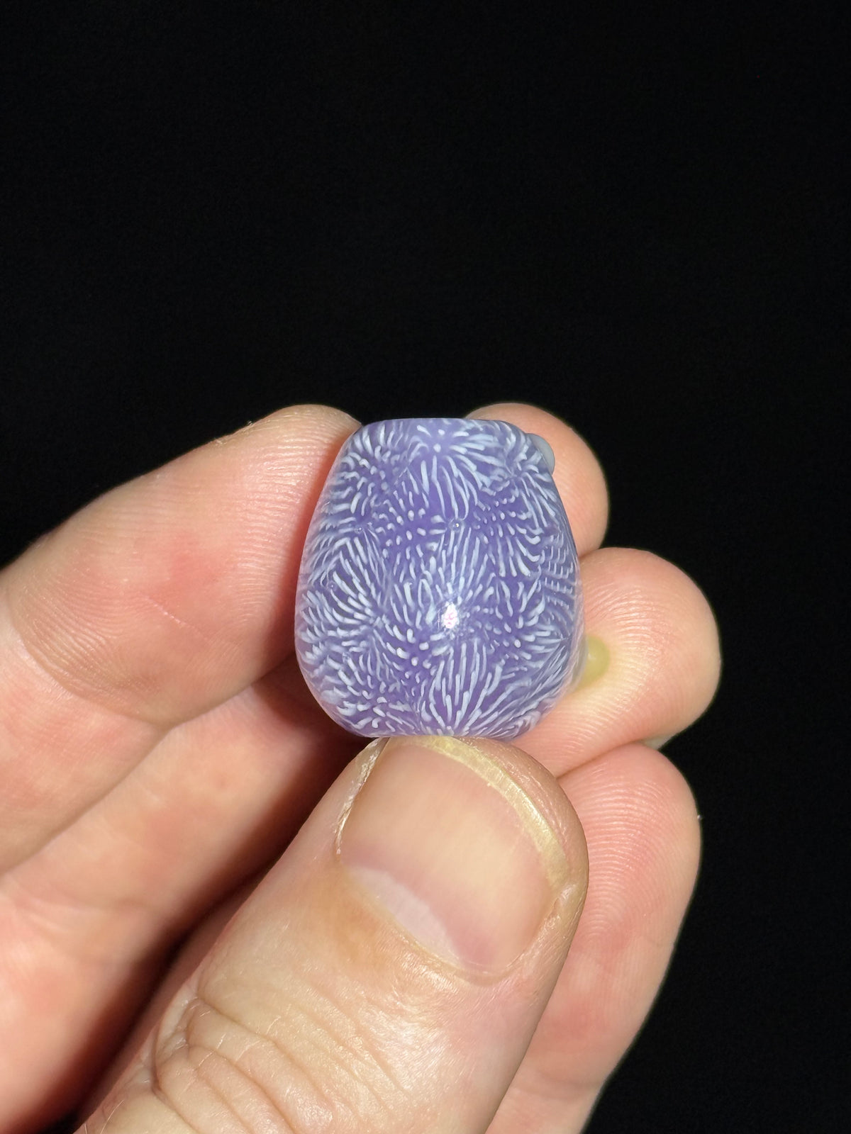 Hedgehog bead by Chieko Taniguchi