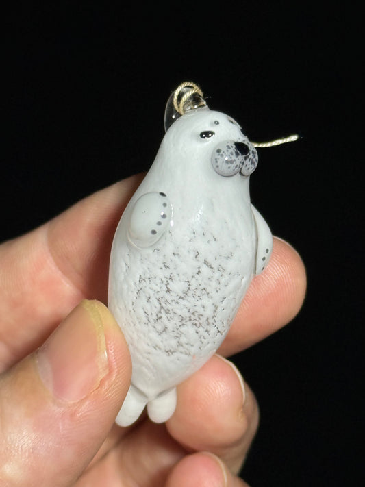Seal pendant by Chieko Taniguchi