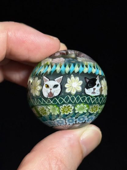 8 Cat Marble by Akiko Furuki
