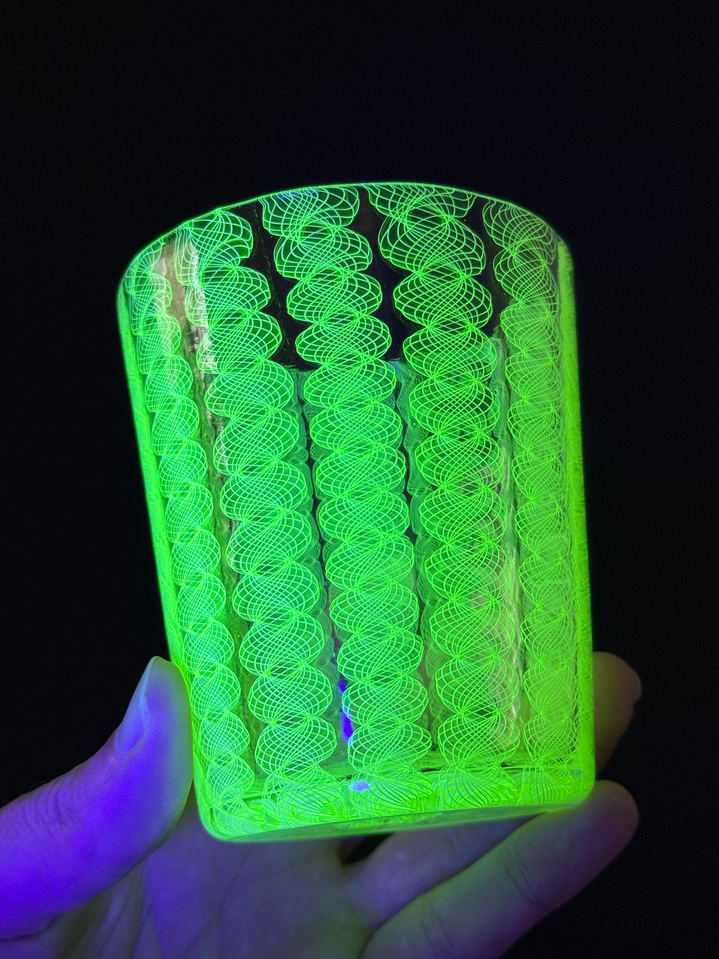 UV Cane Rocks Glass by Xander D’Ambrosio