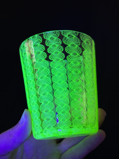 UV Cane Rocks Glass by Xander D’Ambrosio