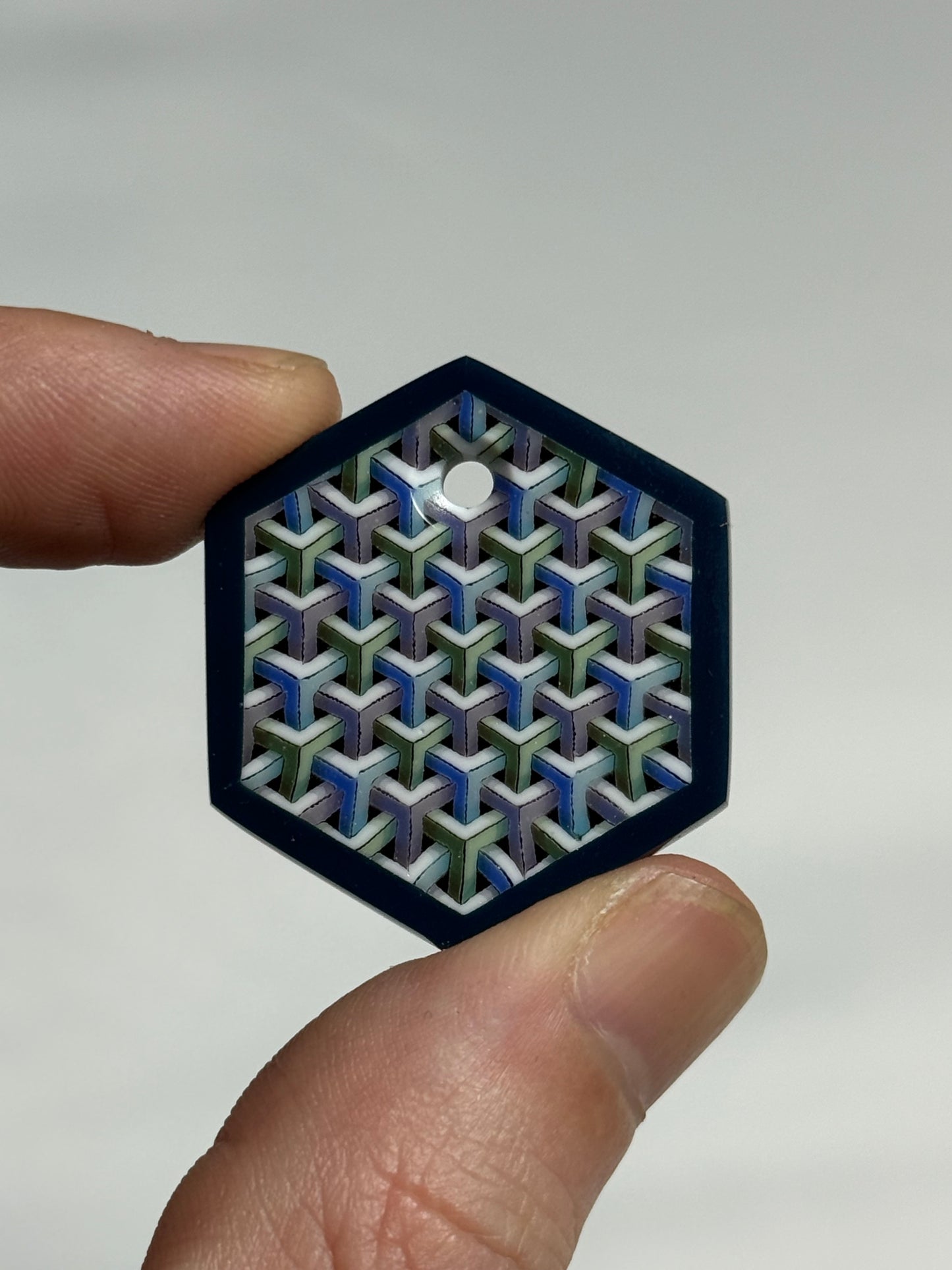 Daisuke Takeuchi - Tile Pendant - “Kumikikko”