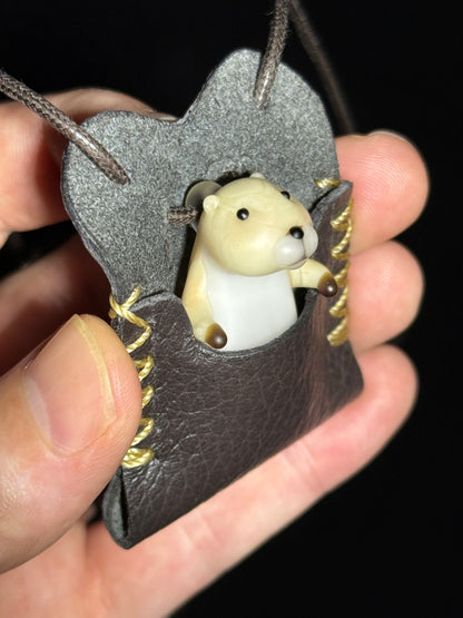 Prairie Dog pendant by Chieko Taniguchi