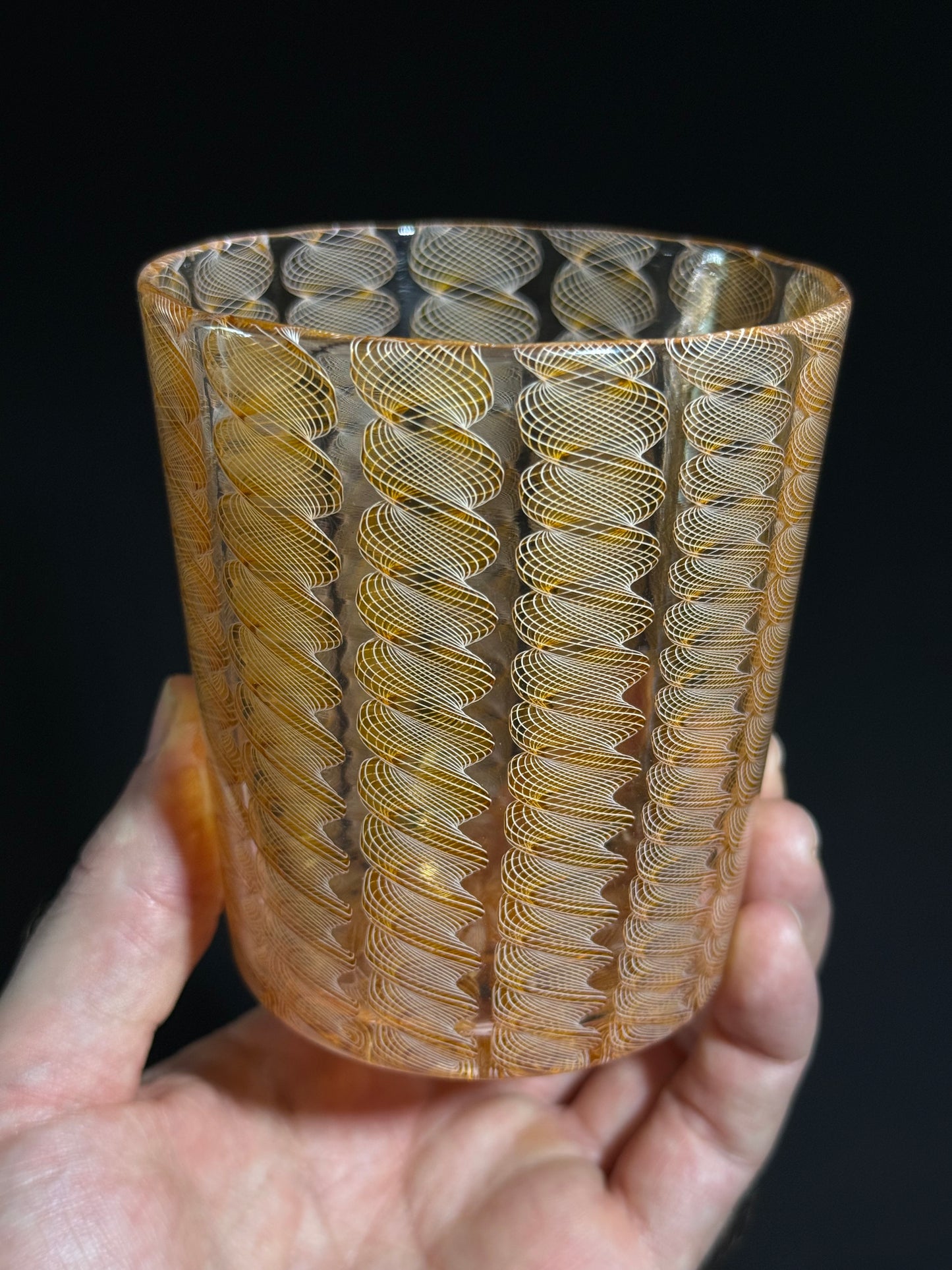 Cane Rocks Glass by Xander D’Ambrosio