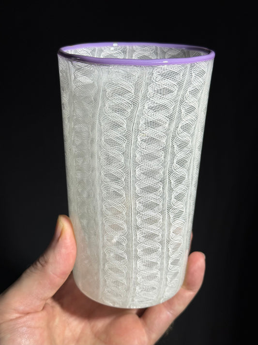 Cane Pint Glass by Xander D’Ambrosio