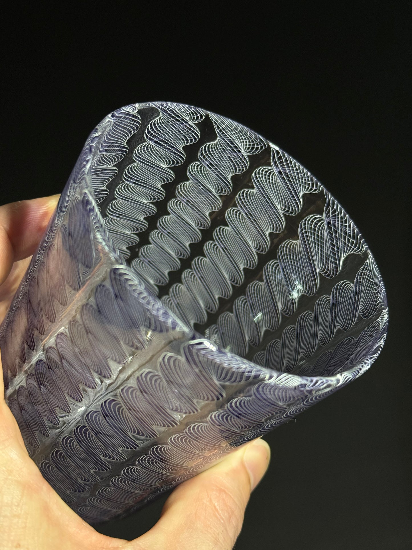 Cane Rocks Glass by Xander D’Ambrosio