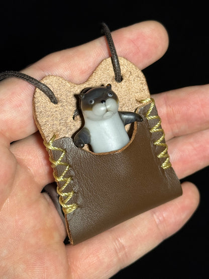 Otter pendant by Chieko Taniguchi