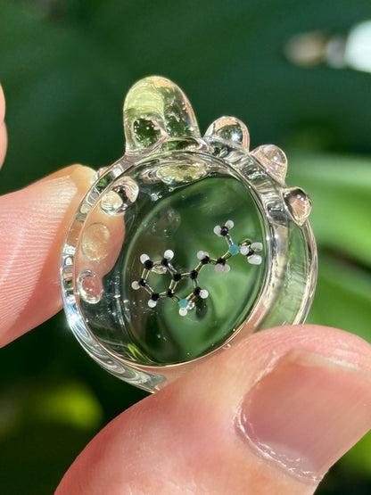 Dan Hoffman Glass Molecule Pendant: DMT
