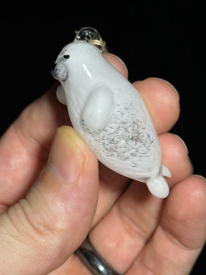 Seal pendant by Chieko Taniguchi