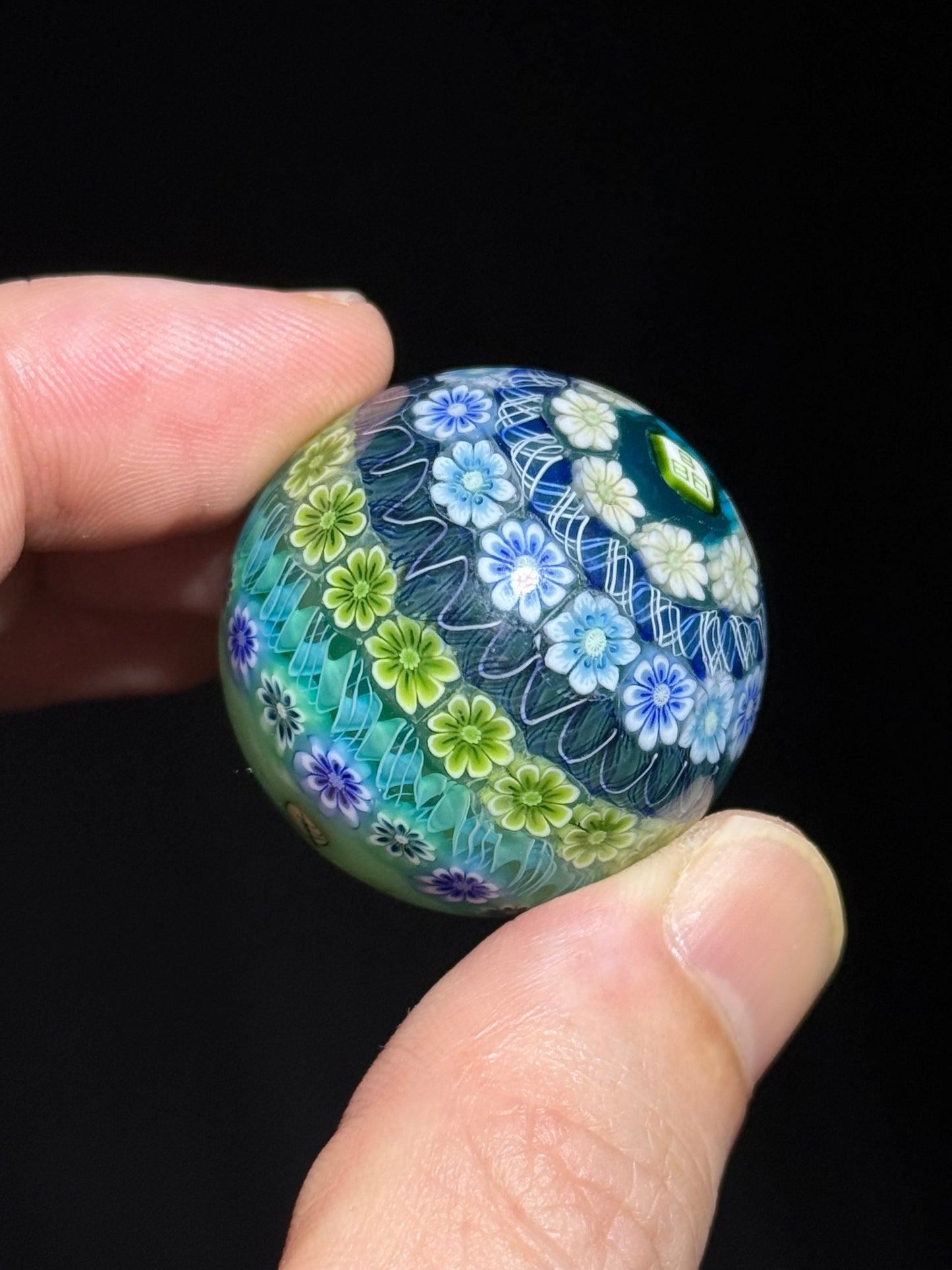 Floral Cat Marble by Akiko Furuki