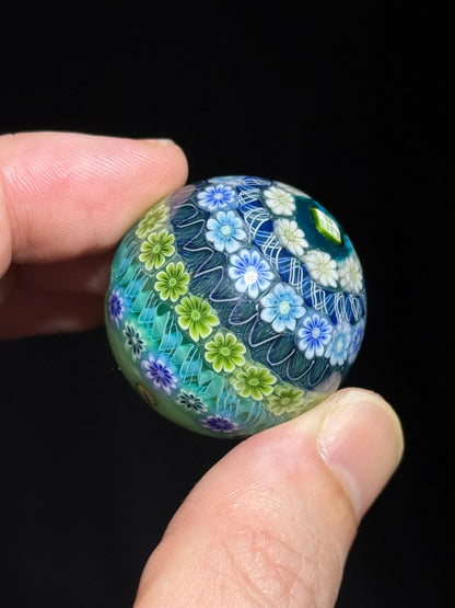 Floral Cat Marble by Akiko Furuki
