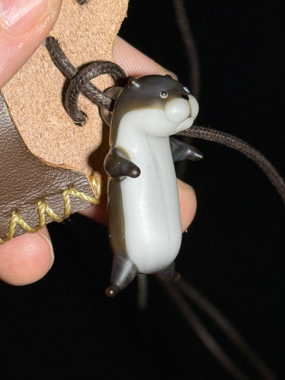 Otter pendant by Chieko Taniguchi