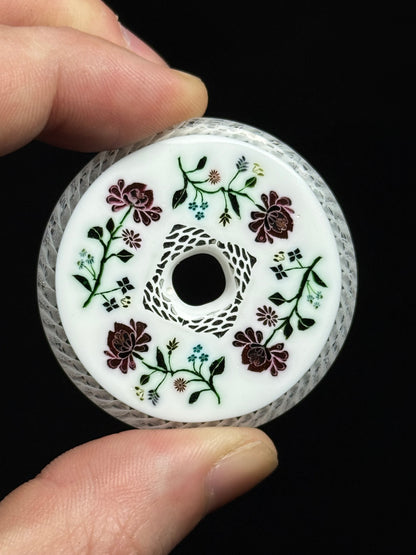 Sakiyo Takeuchi - Pendant - “Kalocsa Embroidery”