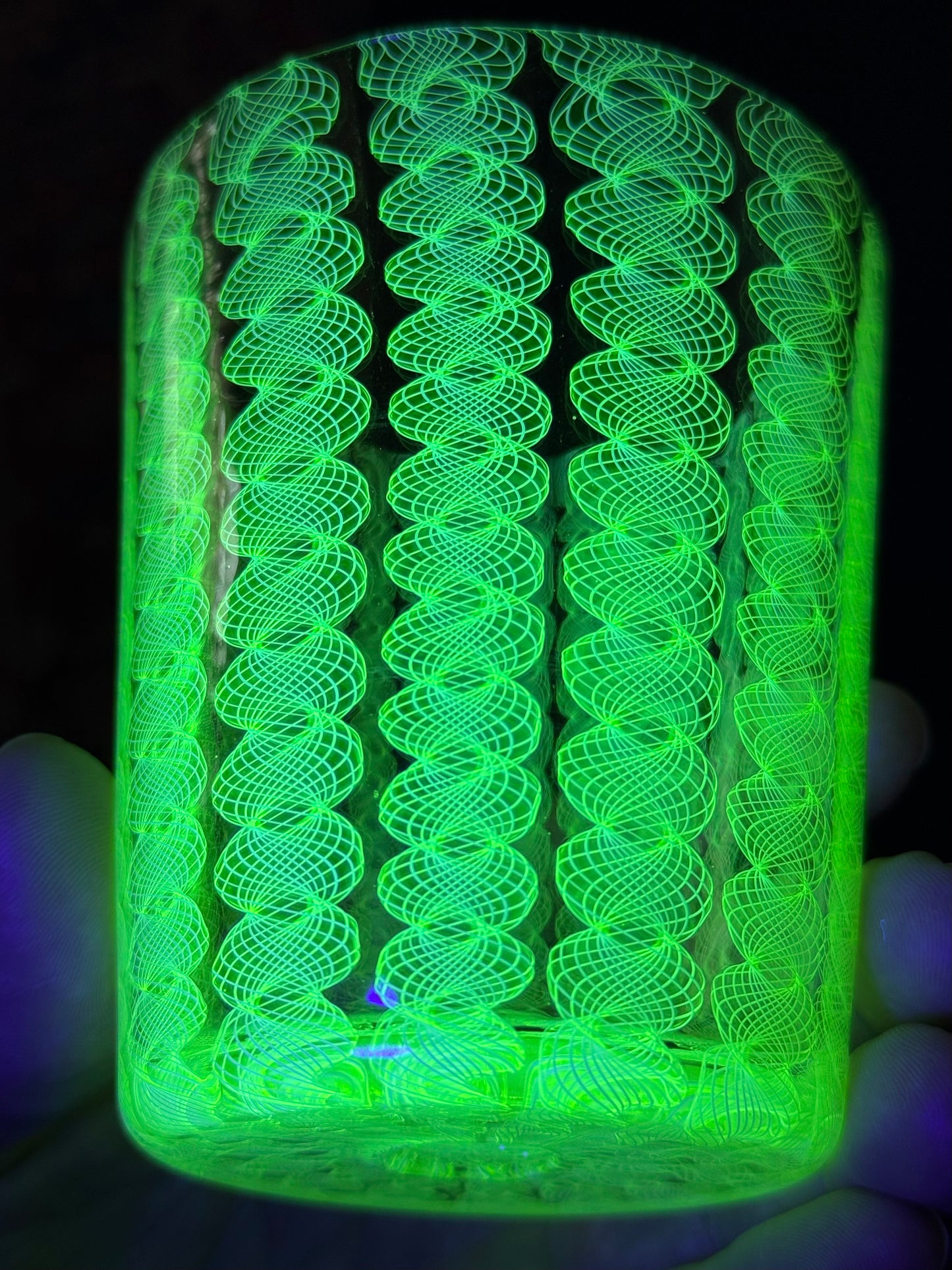 UV Cane Rocks Glass by Xander D’Ambrosio
