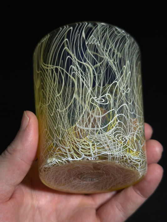 Chaos Rocks Glass by Xander D’Ambrosio