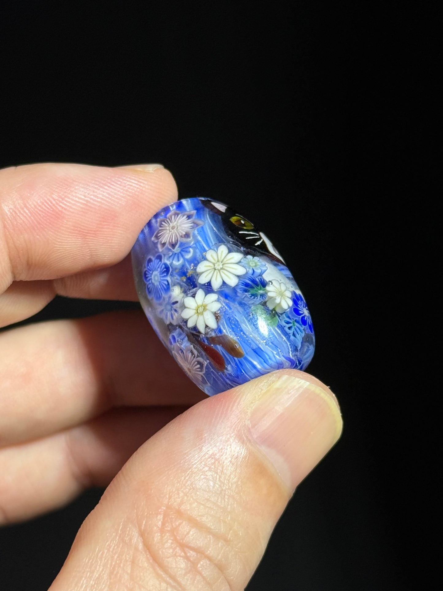 Cat bead by Akiko Furuki