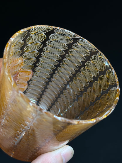 Cane Rocks Glass by Xander D’Ambrosio