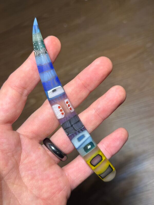 Lazuliflux Kwaiken Murrine Knife (Donated) - Image 3
