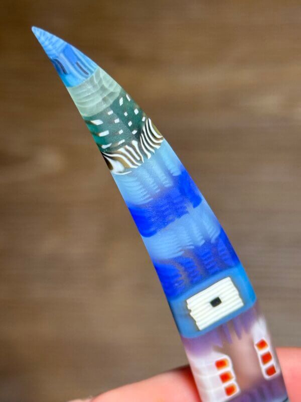 Lazuliflux Kwaiken Murrine Knife (Donated) - Image 7